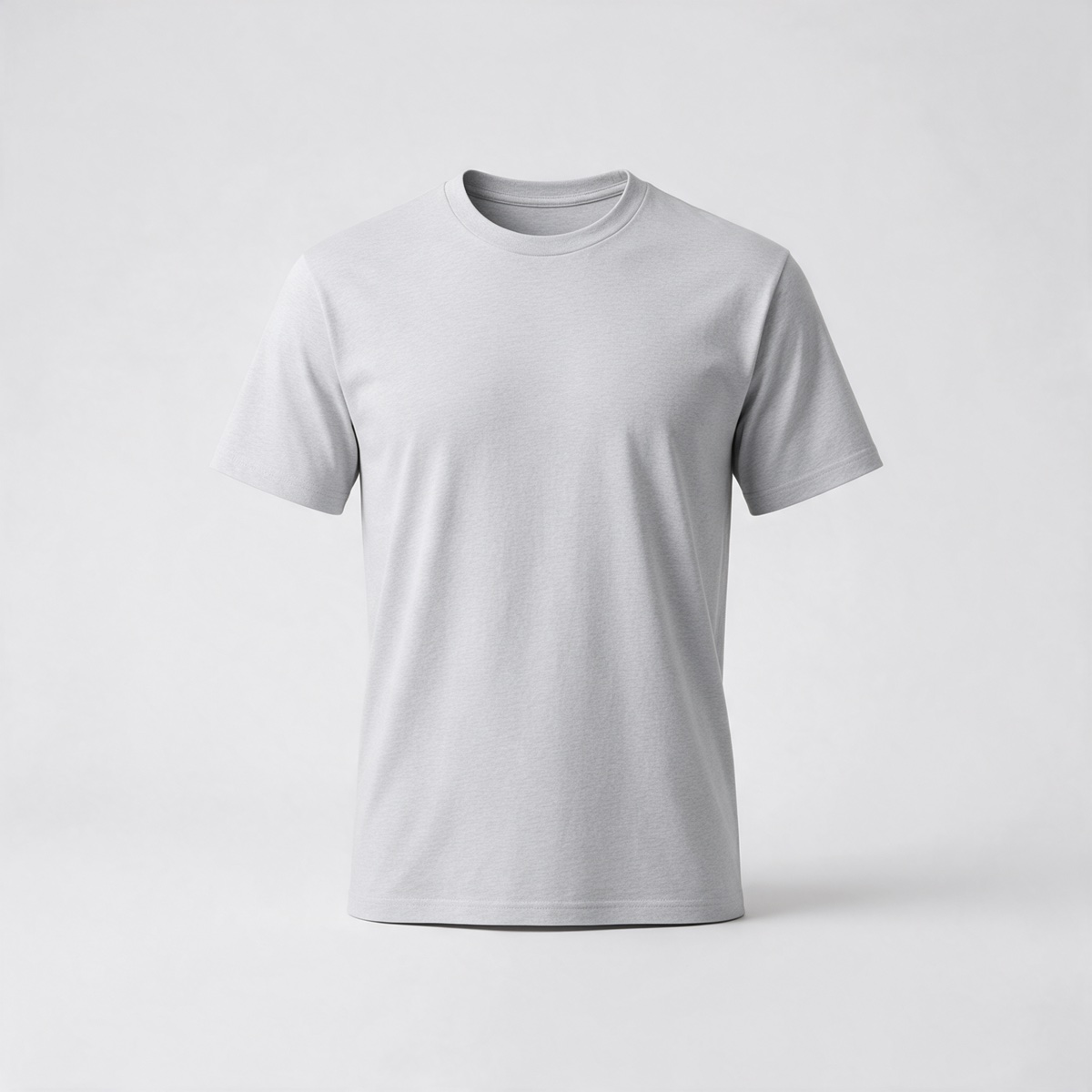 Essential Crew Tee in grey